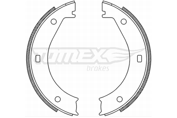 Sada brzdových čelistí TOMEX Brakes